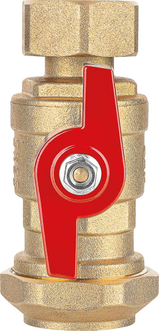 Kugelhahn für Soleverteiler ÜWM DN25(1") x 25mm-Klemmring