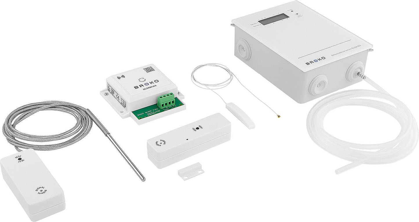 Wireless negative pressure monitor set BL220FiTDDu, flush-mounted version