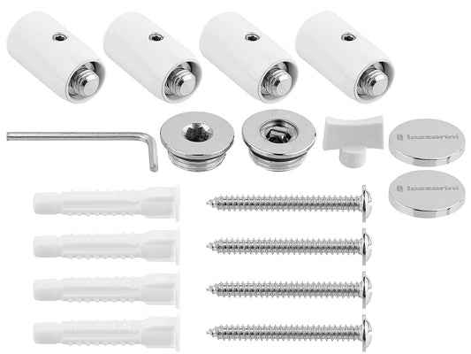 Mounting kit for TORINO Mineral White towel radiators