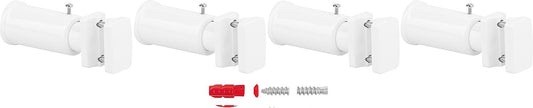 ALBA White towel radiator mounting kit