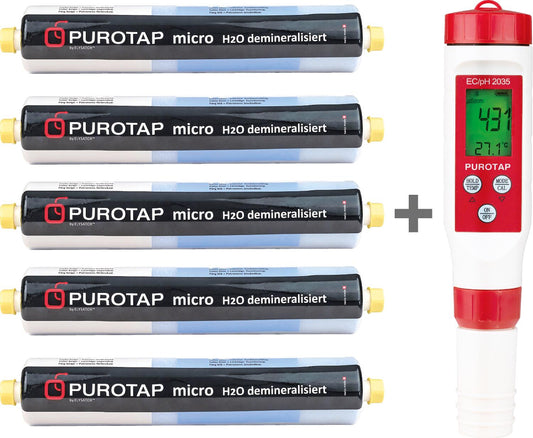 Vorteilspaket 5x Demineralisierungs-Austauschpatrone Purotap micro + 1x 90 092 21