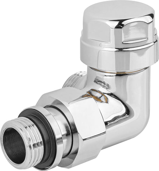 Thermostatventil 130TA S, verchromt DN15 (1/2"), Winkeleck links