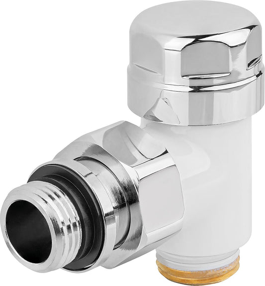 Thermostatventil 100TB, weiss, DN15 (1/2"), Eckform