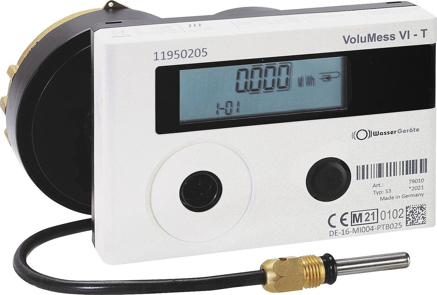 VoluMess VI capsule exchange heat meter, Techem compatible, Qp 1.5m³