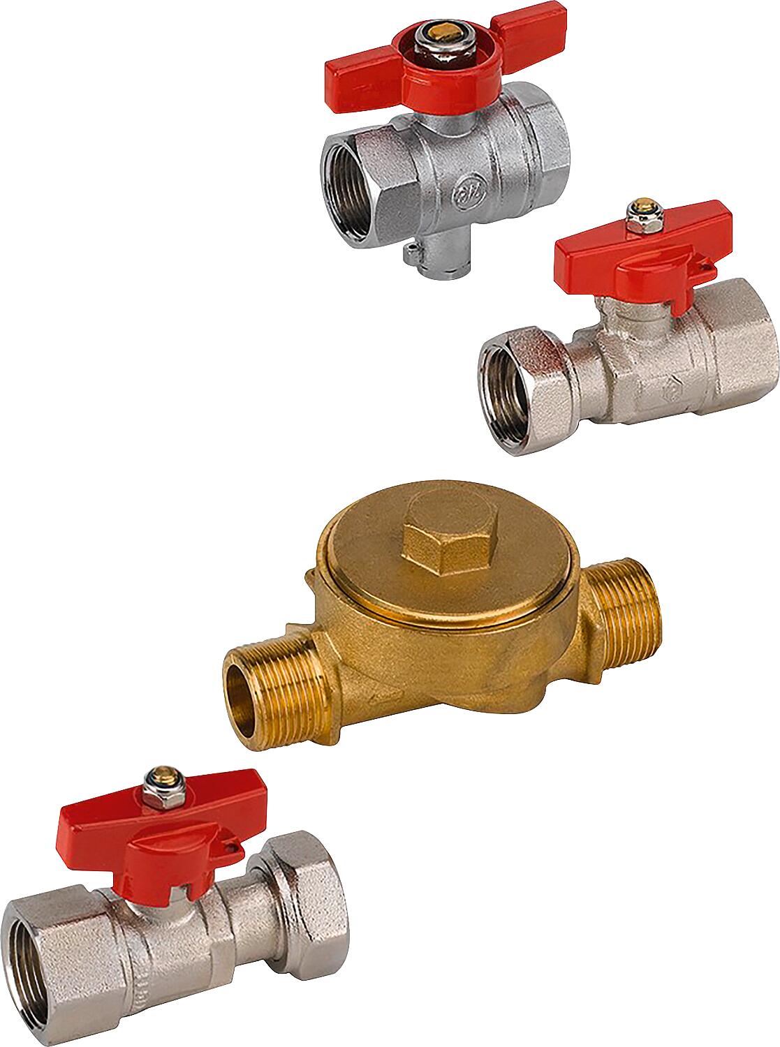 Einbausatz für Wärmemengenzähler VoluMess Koax