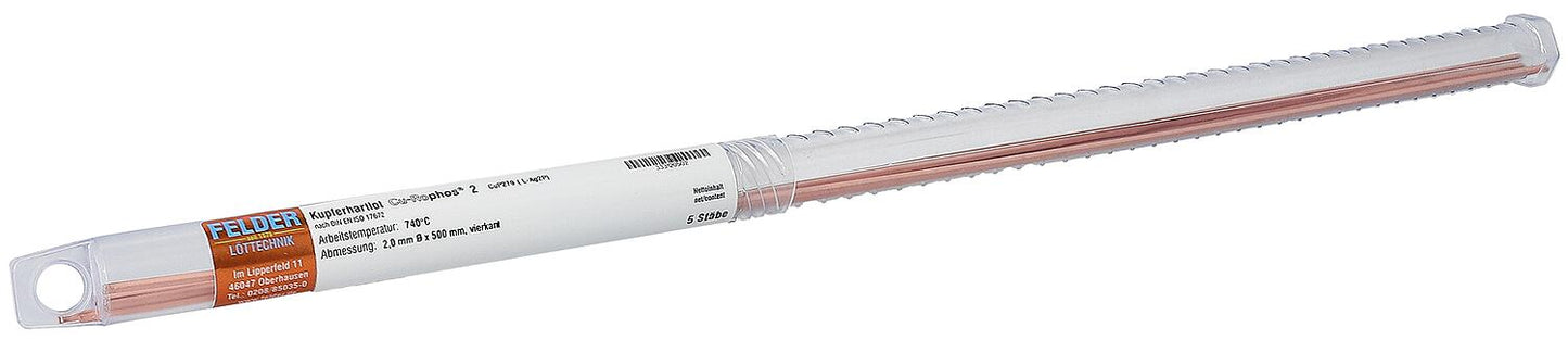 Alliage de brasage au cuivre « Cu-Rophos »