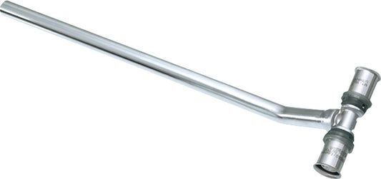 MULTITUBO Press-HK connection tee Ø16mm-Cu 15 x 1-330mm, chrome-plated