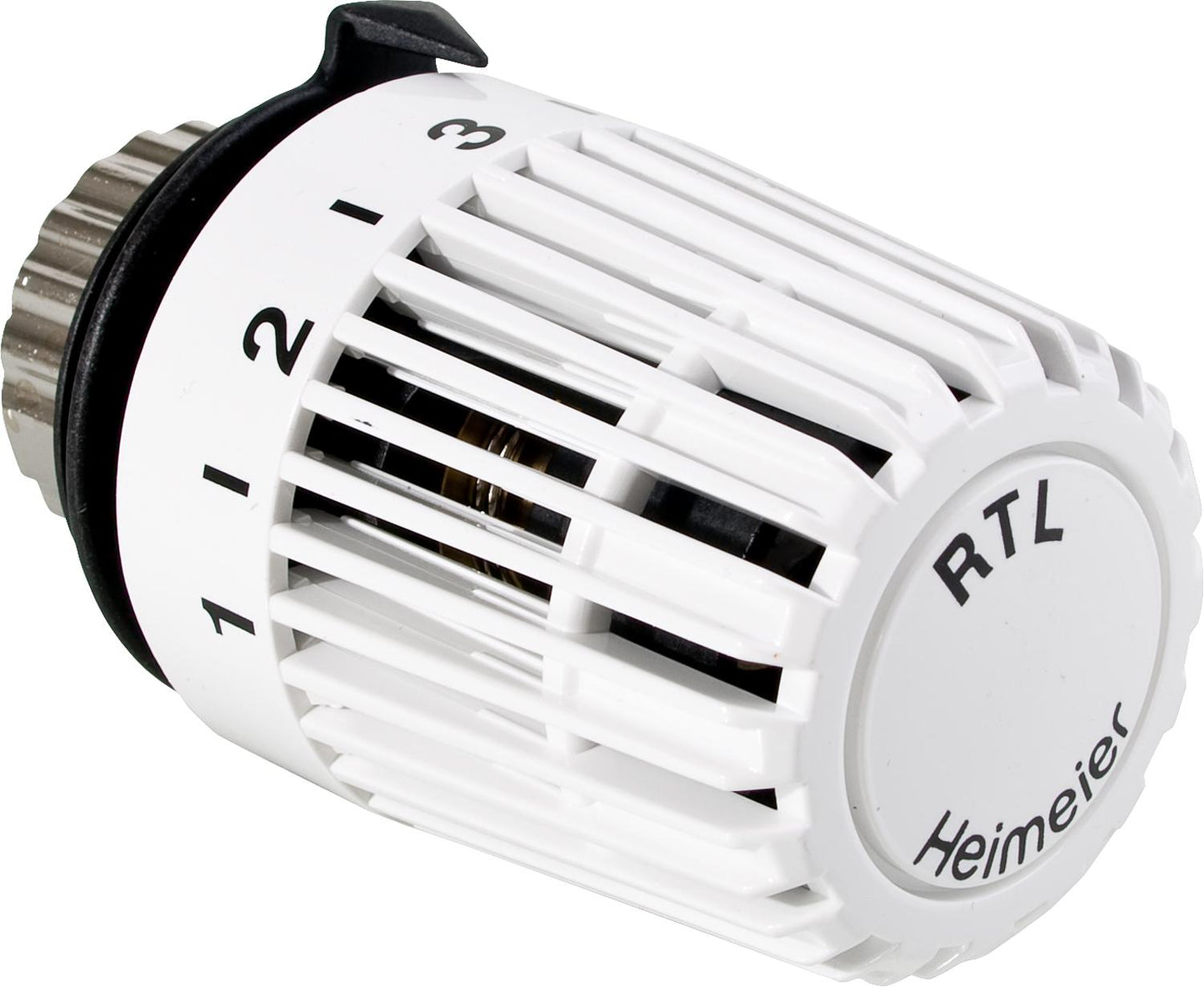 Tête de thermostat de remplacement RTL pour limiteur de température de retour RTL, version : blanc RAL 9016