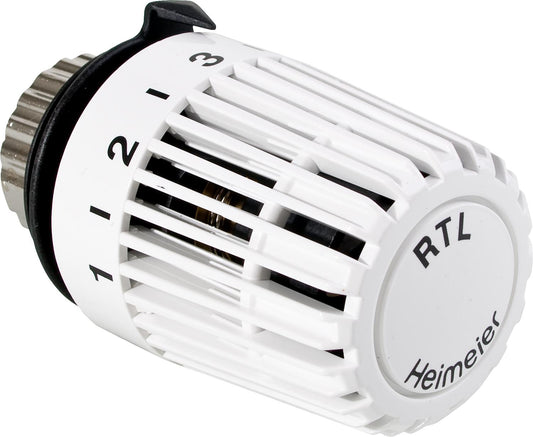 RTL thermostat head replacement for return temperature limiter RTL, version: white RAL 9016