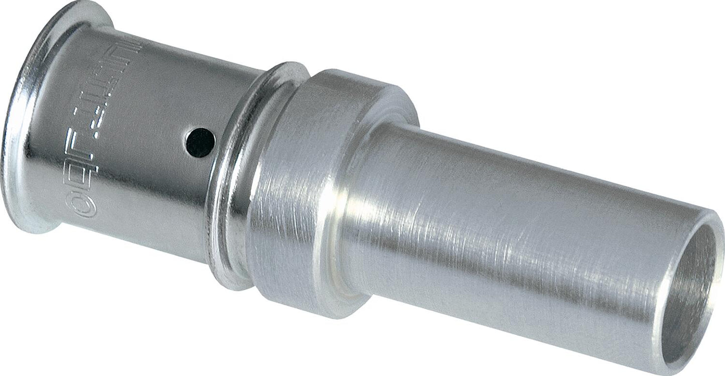 MULTITUBO Press-fit adapter to CU Ø16x2.0-Cu 10mm, tinned