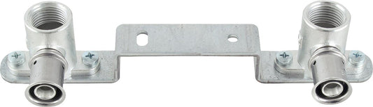 MULTITUBO mounting rail set Gemini Ø16mm-DN15 (1/2") IT 120mm