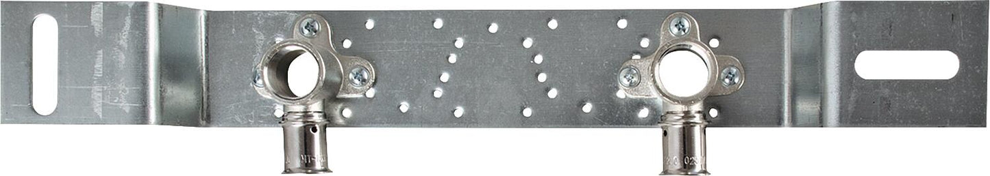 MULTITUBO mounting rail set, curved, Ø16mm-DN15 (1/2") IG 150 mm