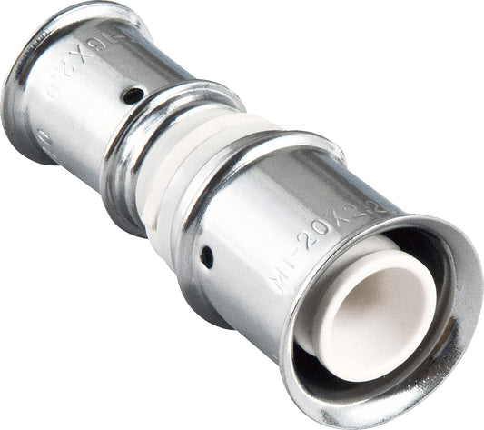 Multitube press coupling, reduced Ø20-Ø16mm, PPSU