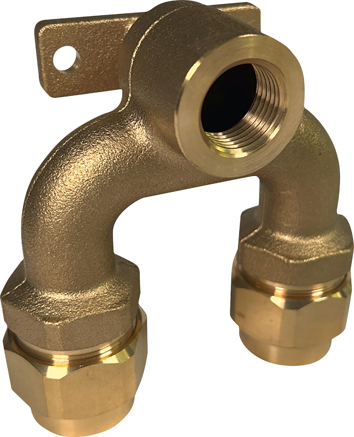 AQA+ end fitting DN15 (1/2") x double wall washer Rp 1/2"