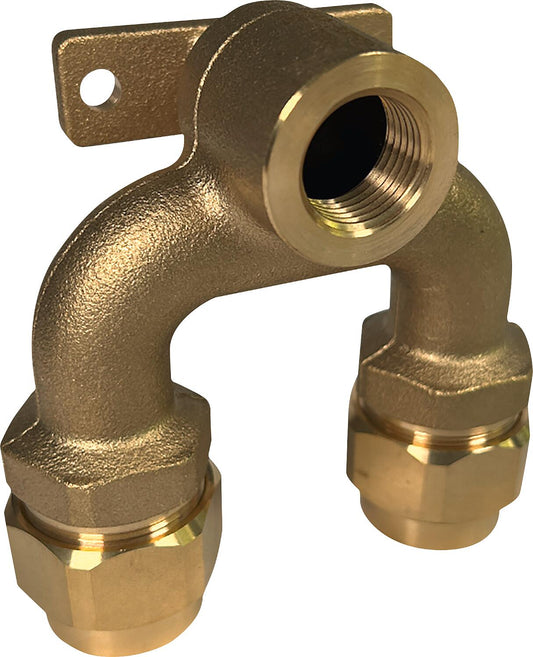 AQA+ end fitting DN15 (1/2") x double wall washer Rp 1/2"