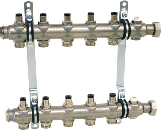 Strawa heating manifold type e-class 5502 2HK union nut 1"