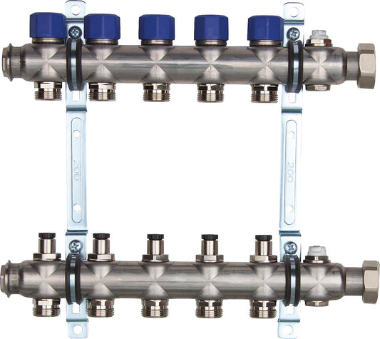 Strawa heating manifold type e-class 5302 2HK union nut 1"