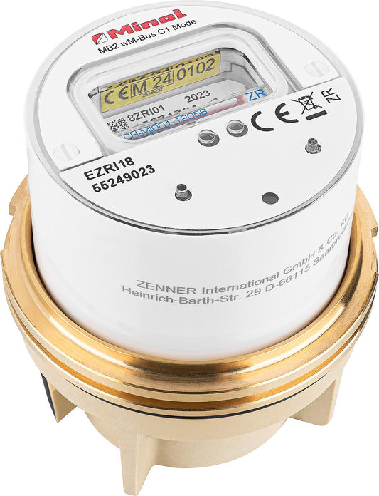 Zenner MB2 M80 x 1.5 V2 30°C 2.5 R40V 325 RK MM wireless measuring capsule water meter, wireless M-Bus