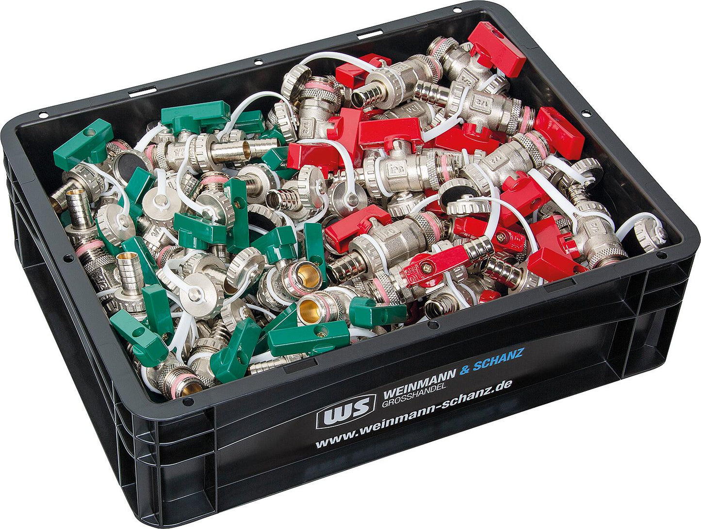 KFE Ball Valve DVGW DN15(1/2") Value Pack 60-piece + WS Box free!