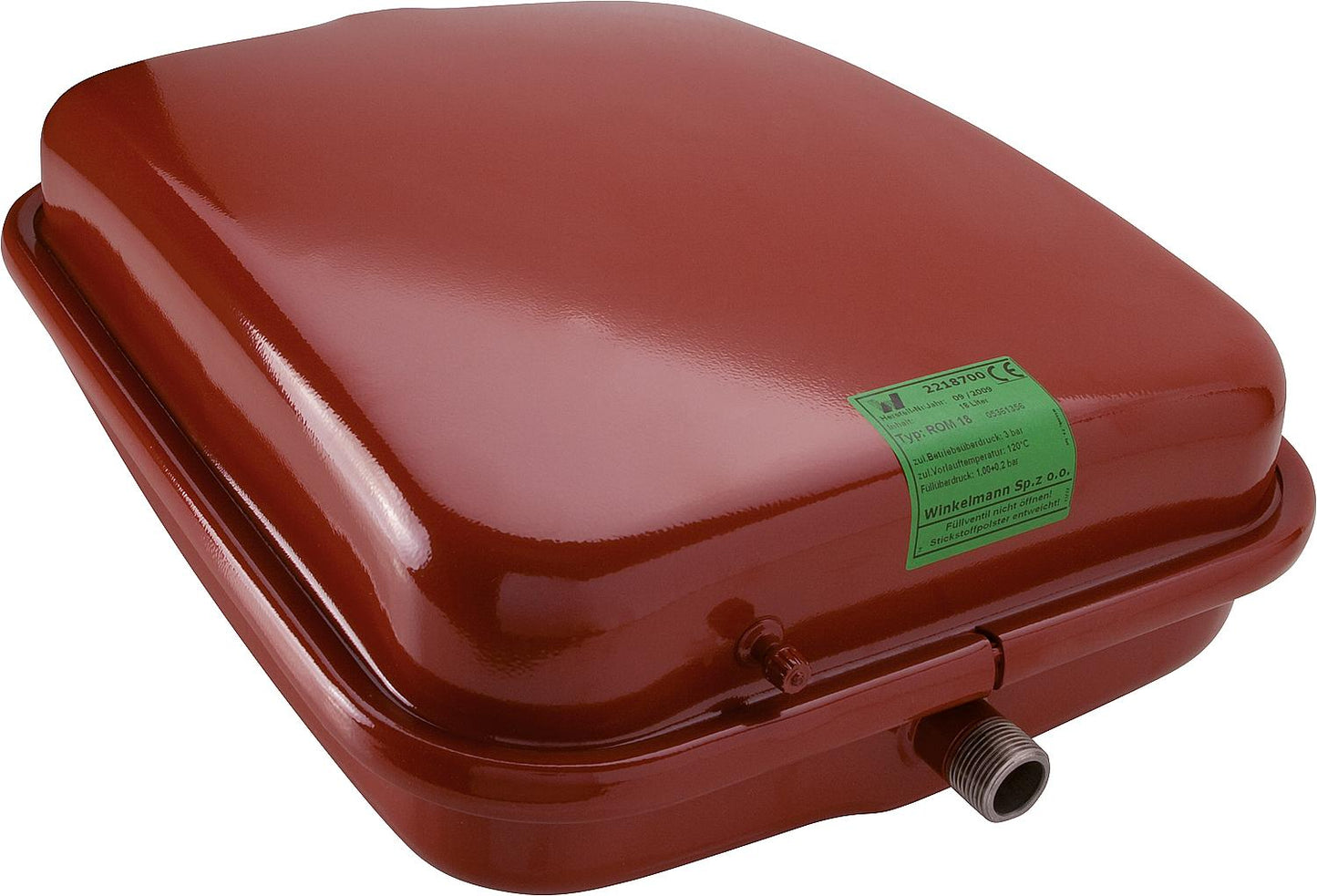 Expansion vessel (o. R) 18 L