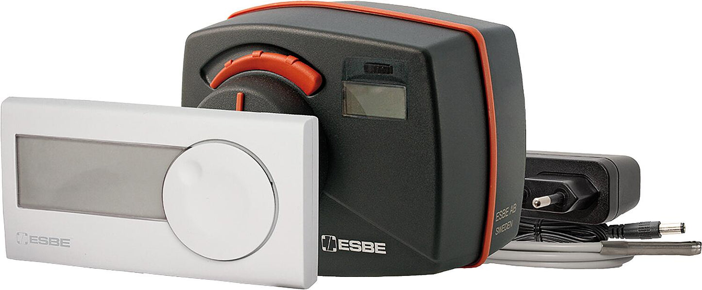 ESBE actuator controller, type CRB 221, radio-controlled room-based control, 230V, 6Nm