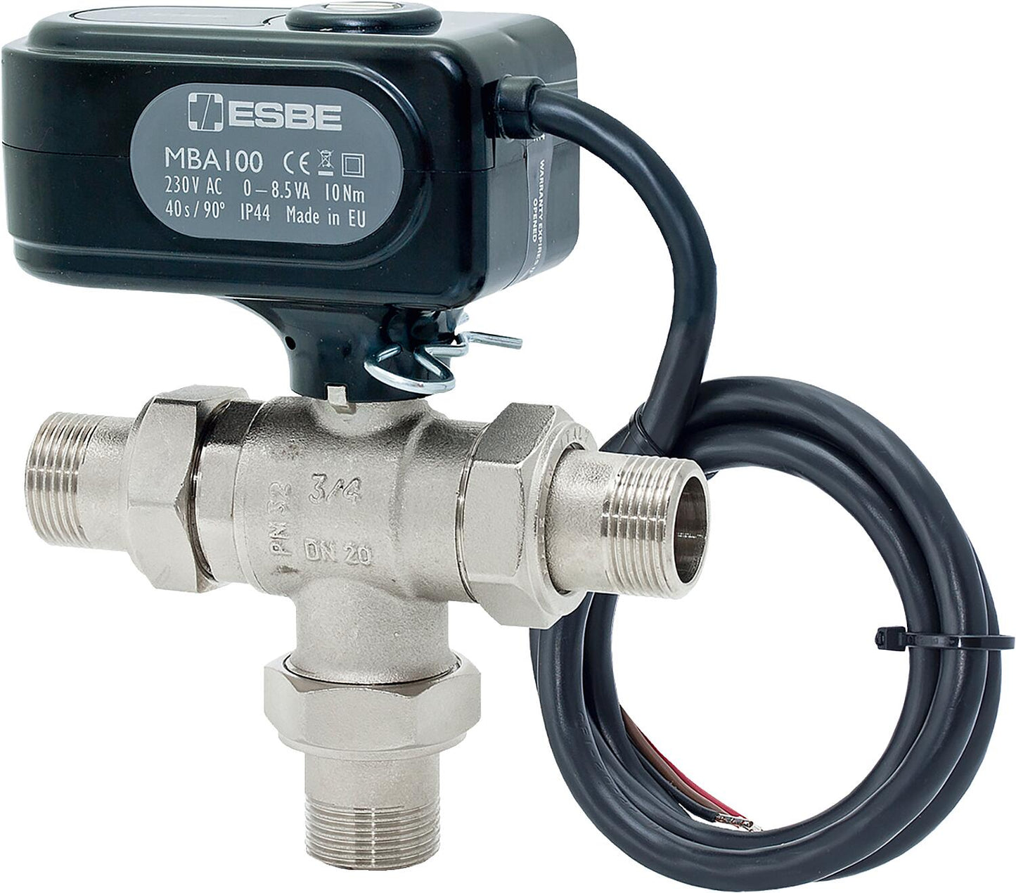 Elektrokugelhahn ESBE, Typ MBA 132, 3-Wege AG