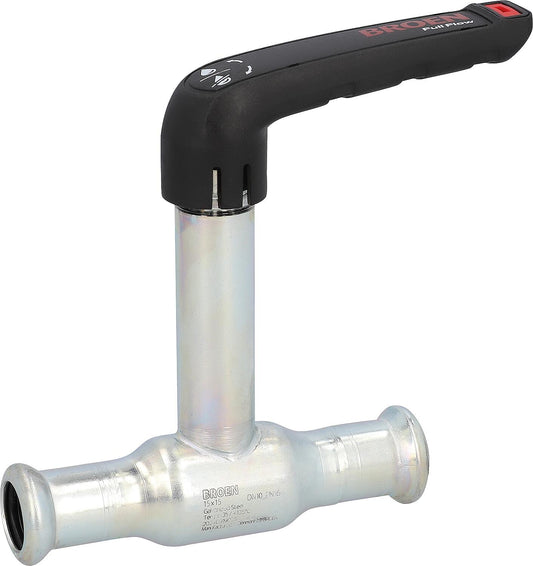 C-Stahl Press-Kugelhahn mit langer Spindel und Handhebel