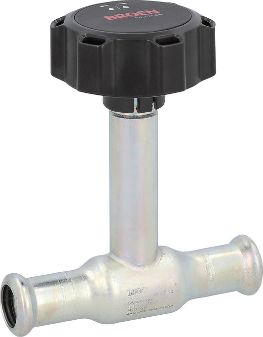 C-Stahl Press-Kugelhahn mit langer Spindel und Rundgriff