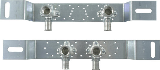 MULTITUBO mounting rail set, curved, Ø16mm-DN15 (1/2") IG 150 mm