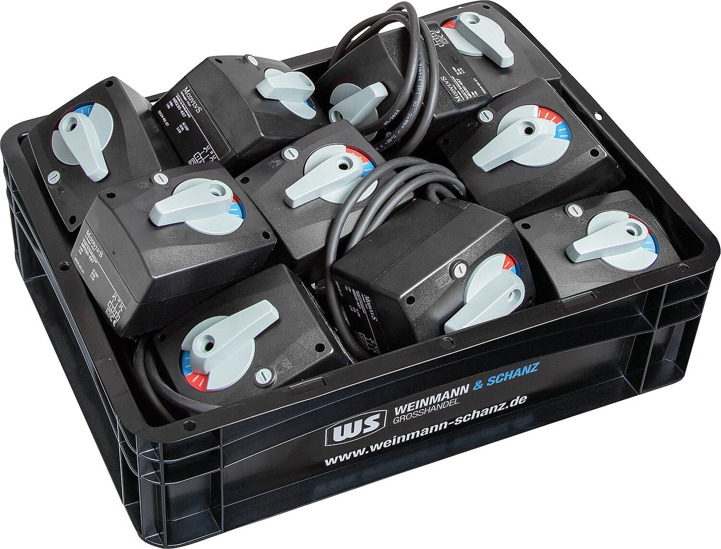 Vorteilspaket Mischer-Stellmotor Easyflow 3-Punkt,  10-teilig, +WS Box gratis!