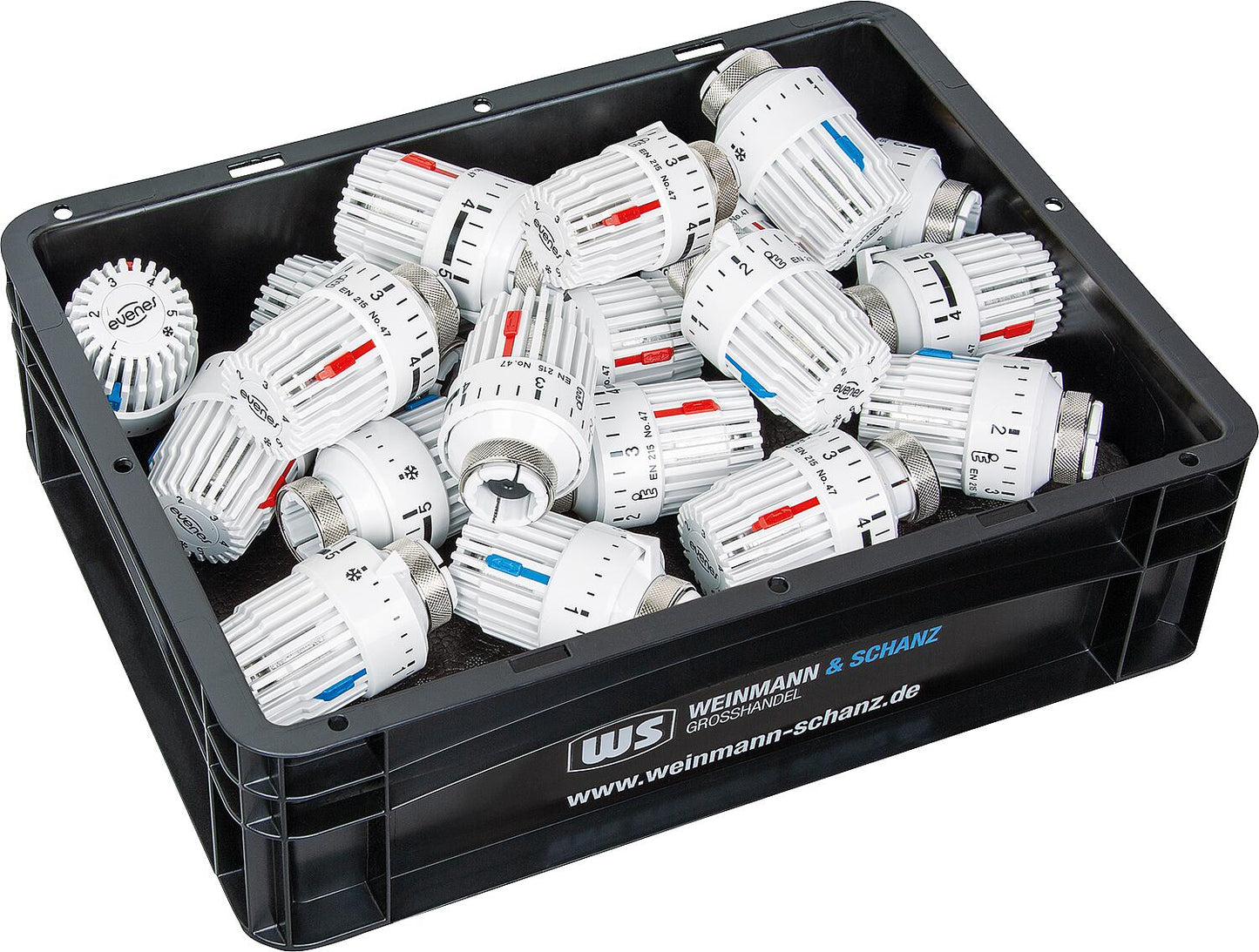 Vorteilspaket Thermostatkopf Evenes, Standard M30x1,5, 20-teilig, +WS Box gratis!