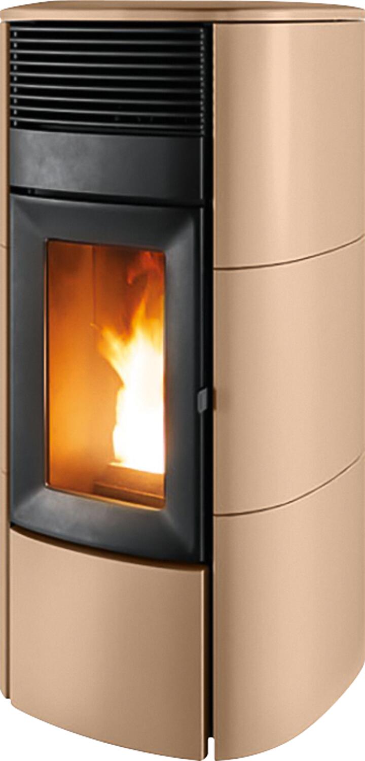 MCZ Club Air 10 R pellet stove, basic unit with Sand Ceramic cladding, 10.0 kW