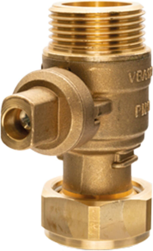 Ball valve without thermometer ESBE for pump group DN20, GSP933