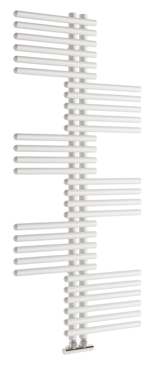 Radiateur sèche-serviettes Verona, 1750 x 800 mm, coloris blanc RAL 9016