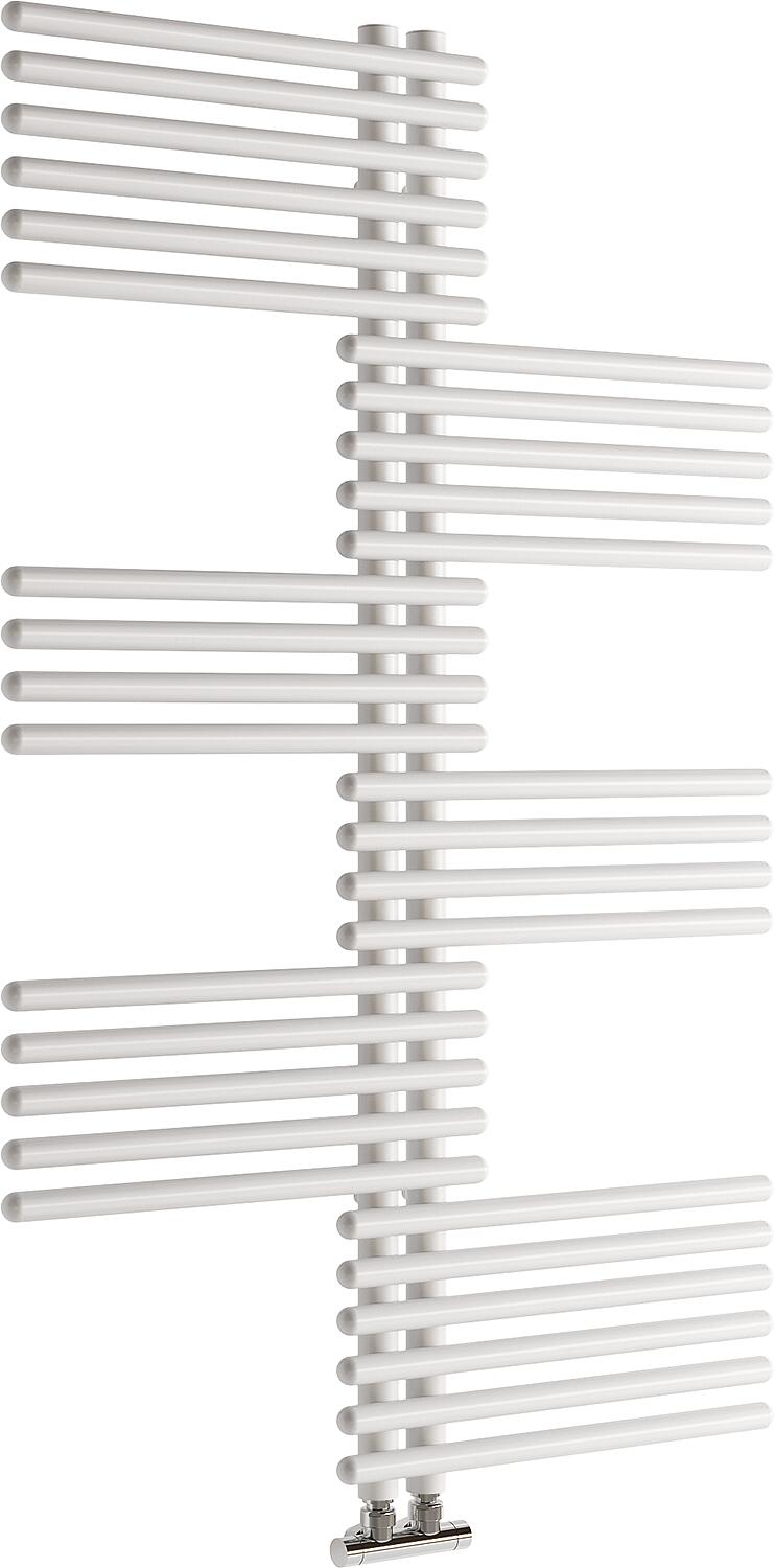 Radiateur sèche-serviettes Verona, 1750 x 800 mm, coloris blanc RAL 9016
