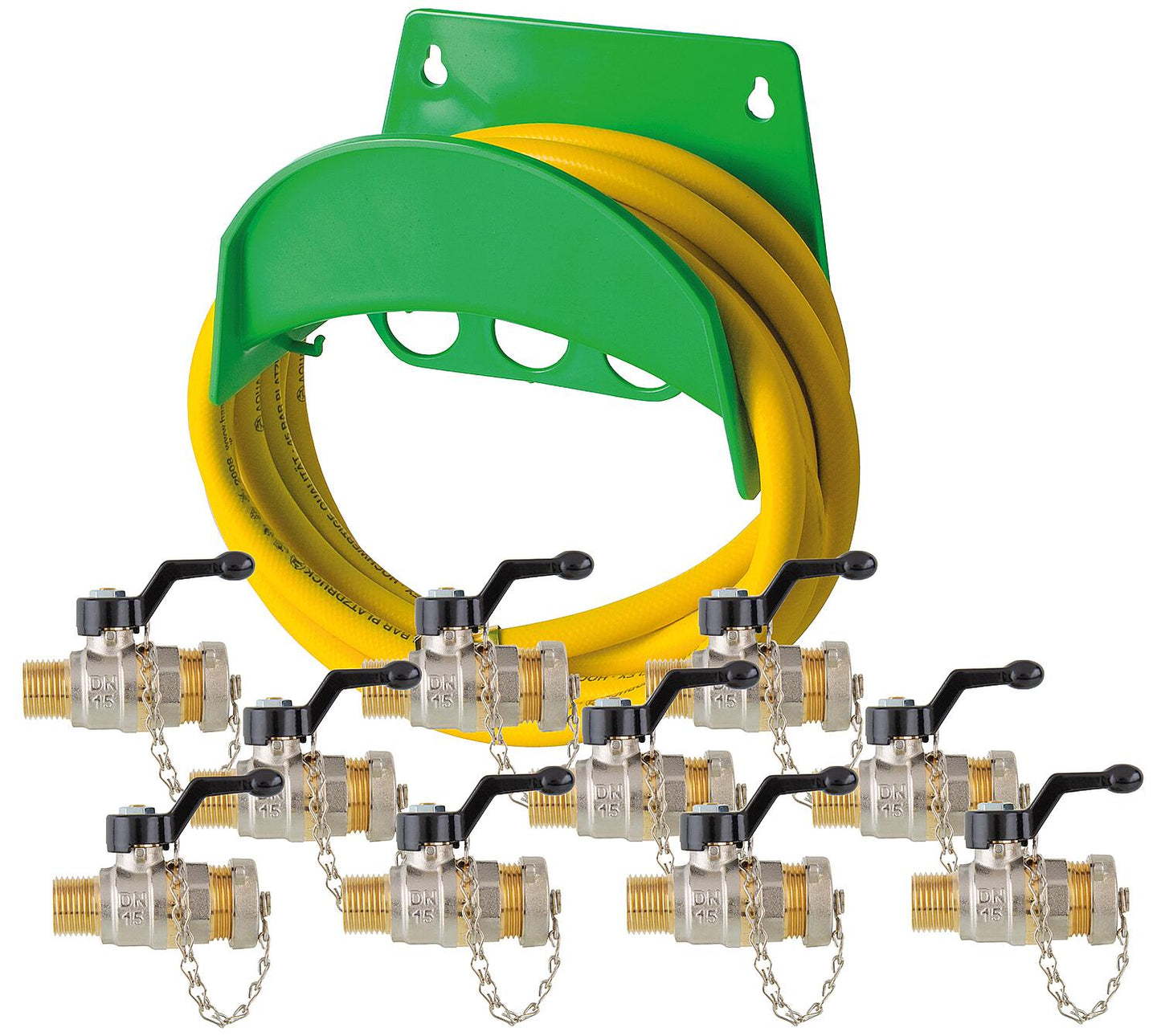 10x KFE-Kugelhahn Tappy DN15(1/2") + 1x gratis Heizungs-Füllset