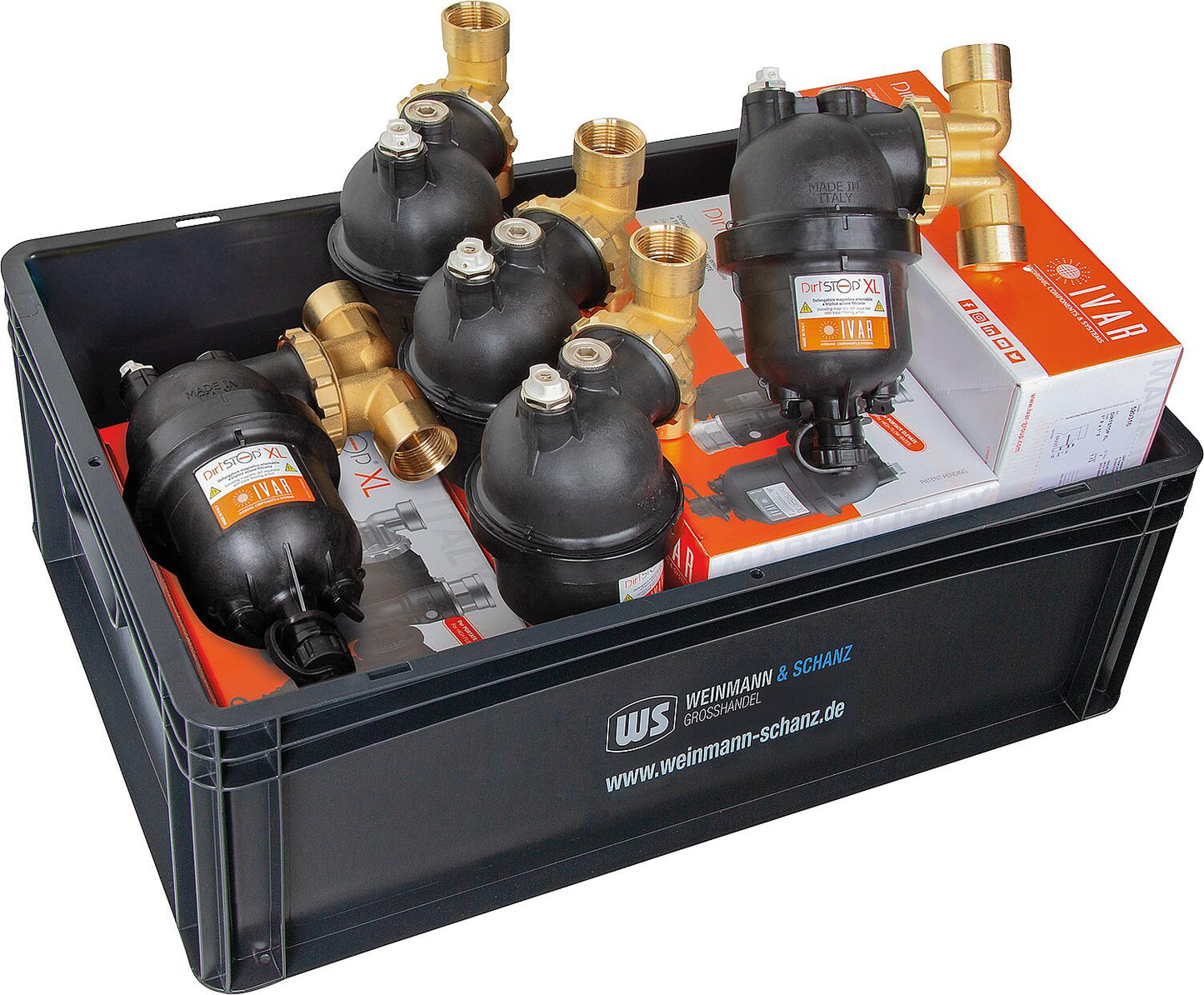 Value pack of 5x Dirtstop magnetite and sludge separators including WS box