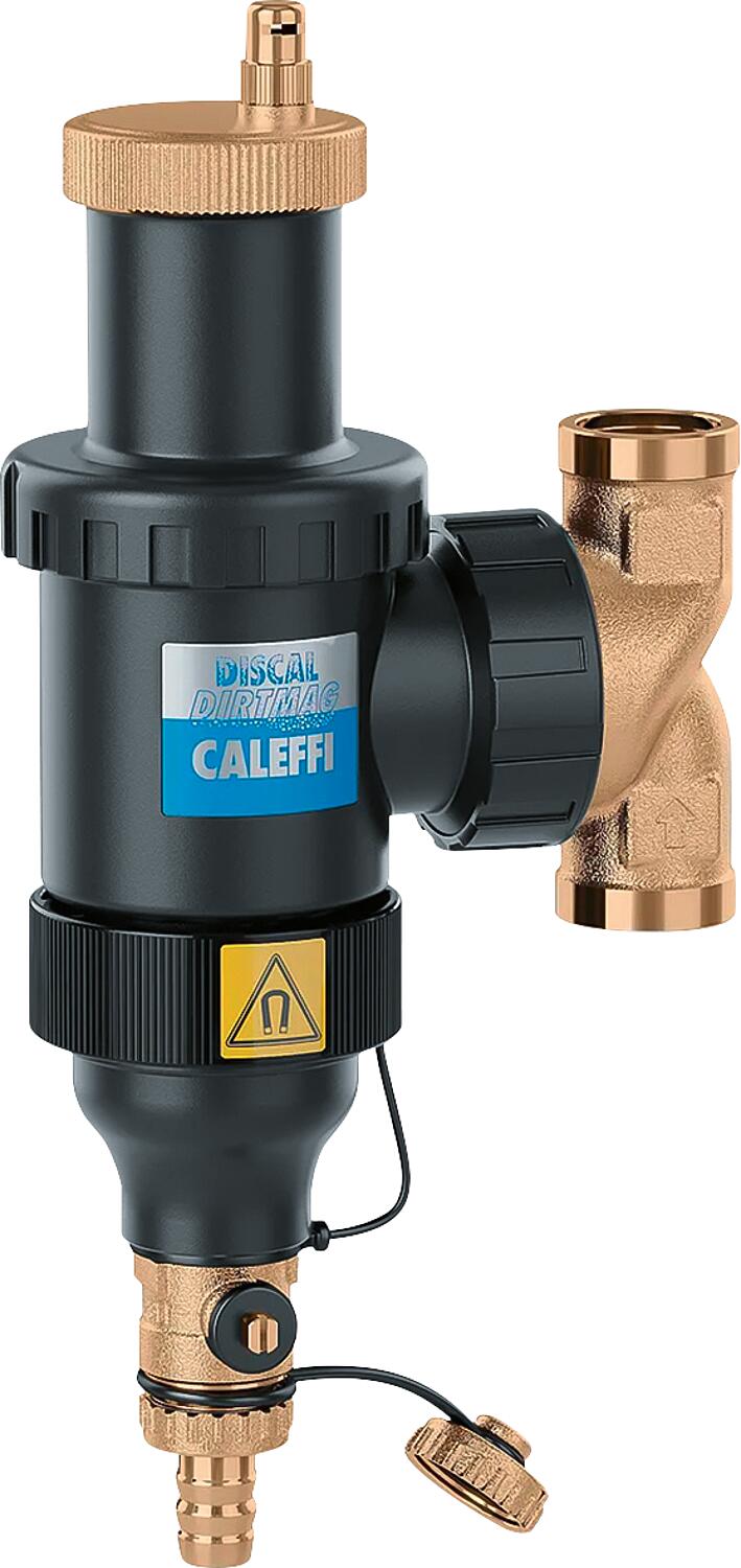 DiscalDirtmag microbubble and sludge separator with magnet, DN 32 (1 1/4")