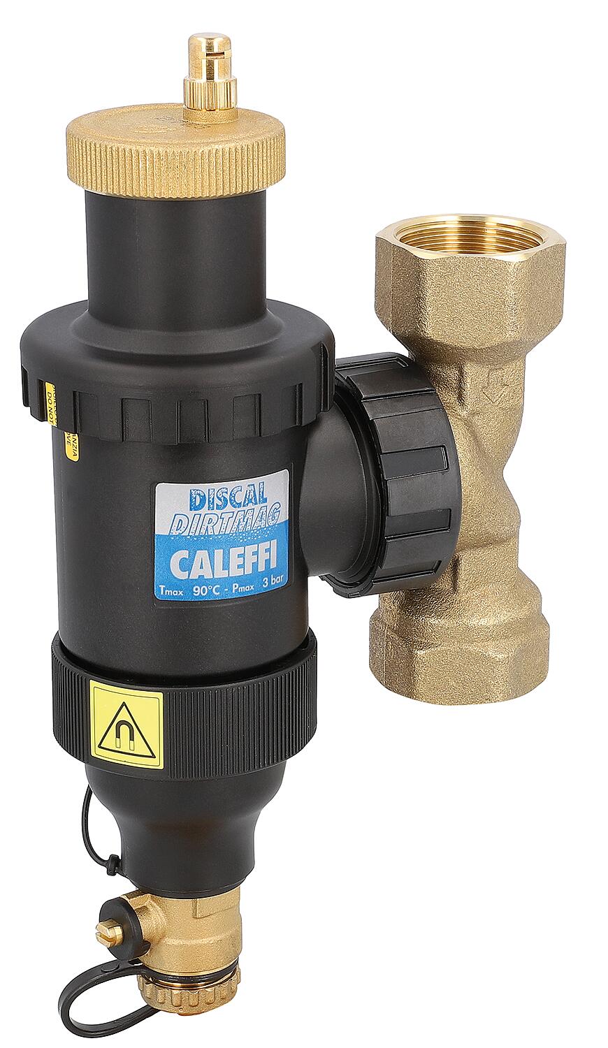 DiscalDirtmag microbubble and sludge separator with magnet, DN 32 (1 1/4")