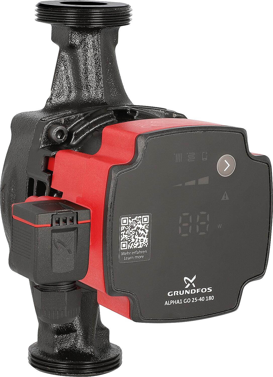 Grundfos Alpha1 GO 32-60 circulation pump, 220-240V, installation length 180mm