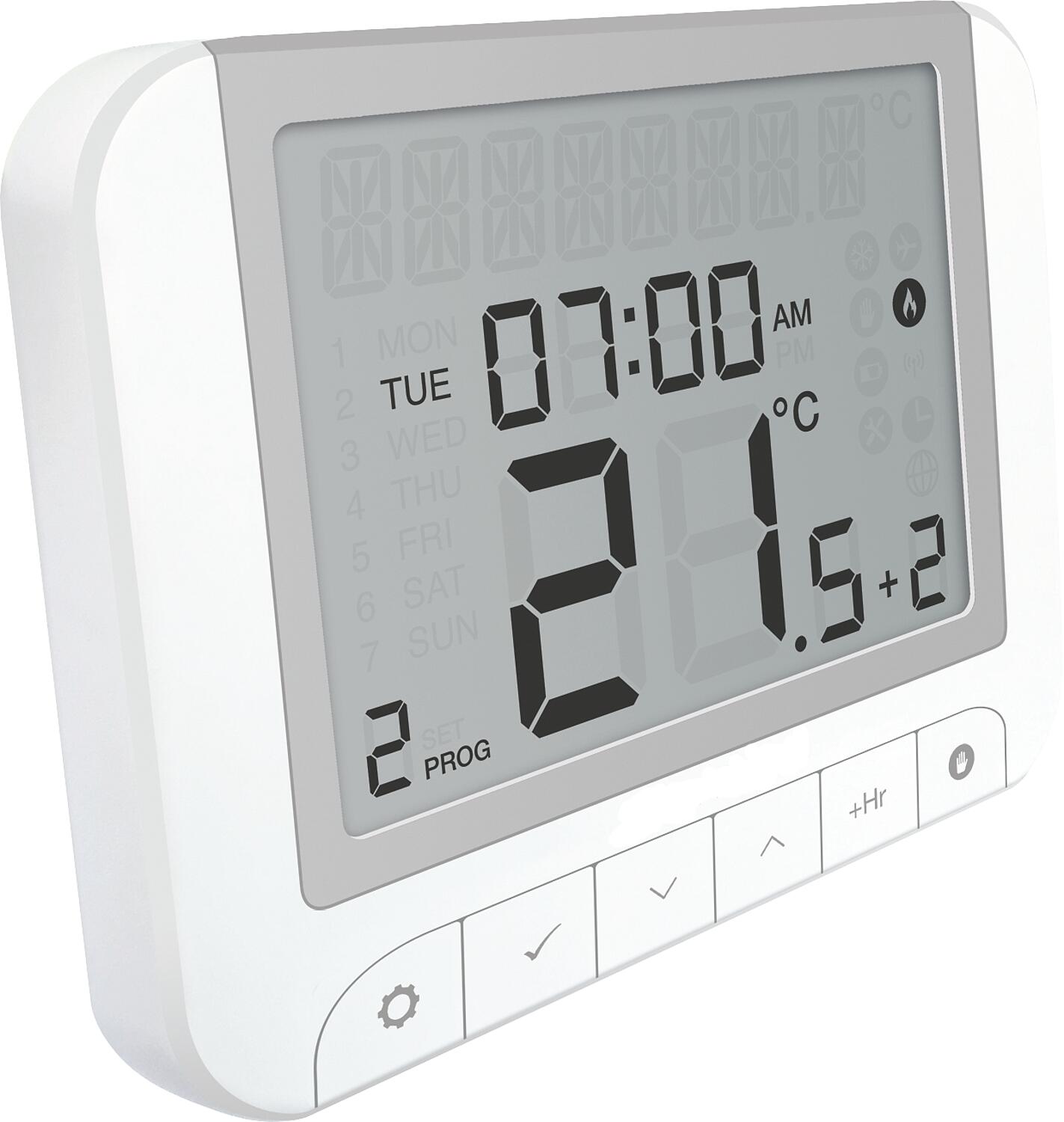 Thermostat d'ambiance sans fil, programmable numériquement, WBRT520TX+