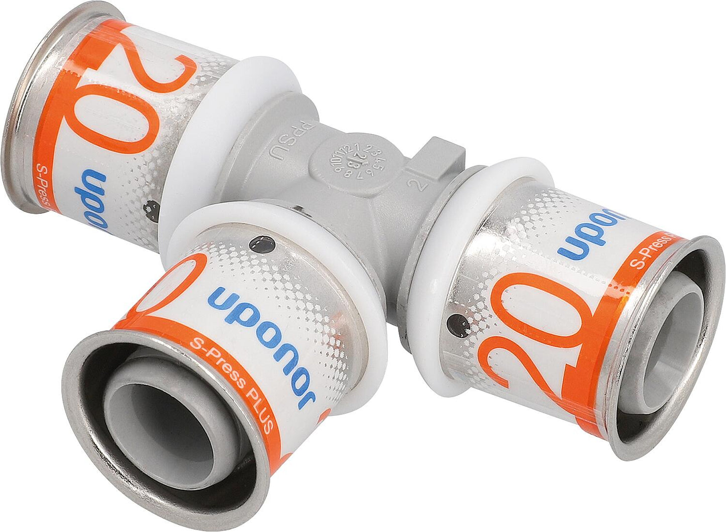 Pièce en T Uponor S-Press PLUS PPSU Ø16mm-Ø16mm-Ø16mm