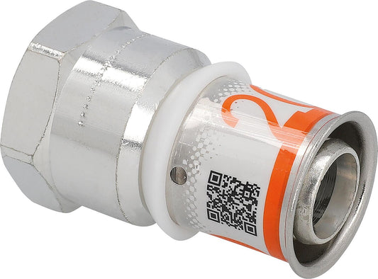 Uponor S-Press PLUS transition sleeve Ø16mm-DN15 (1/2") female thread