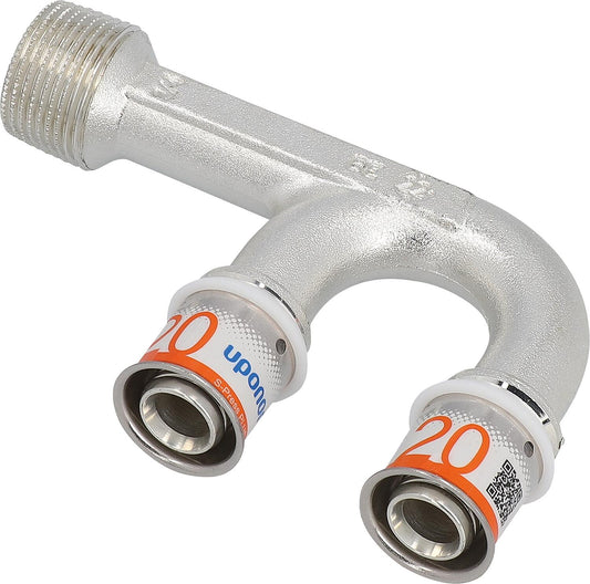 Uponor S-Press PLUS U-fitting connection Ø16mm-Ø16mm-DN15 (1/2") AG