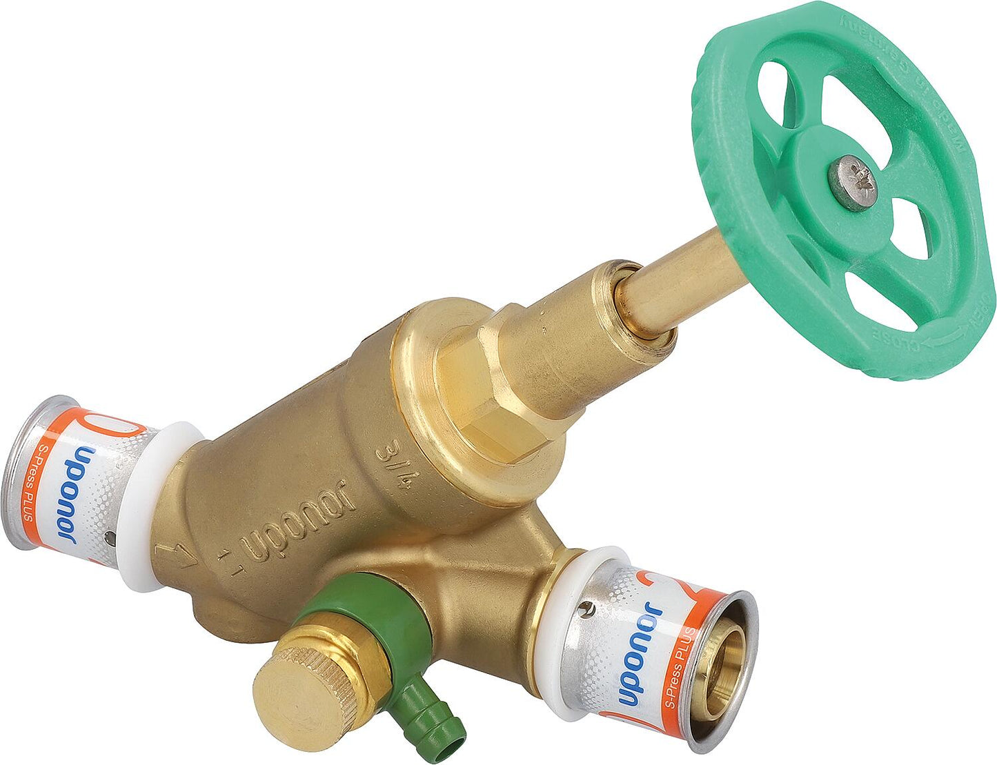 Uponor S-Press PLUS angle seat valve DN20 (3/4")