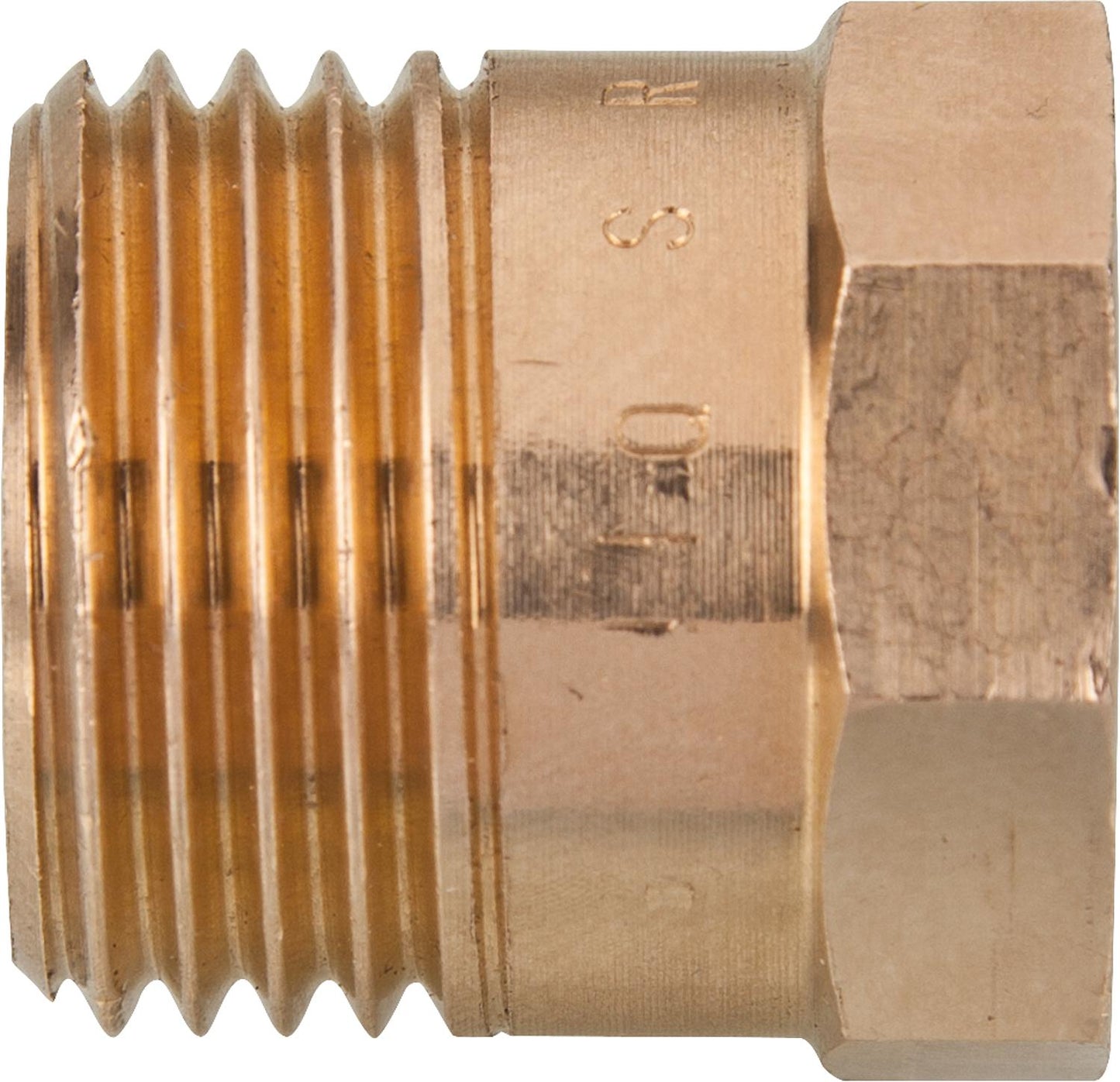 Raccord fileté en laiton rouge
 Réducteur rond (filetage femelle x filetage mâle)