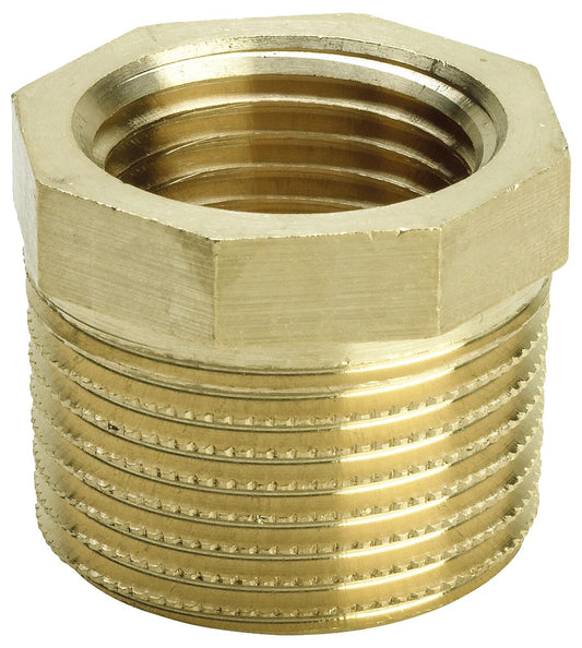 Red brass reducer type 3241 axi DN8(1/4") x DN6(1/8")