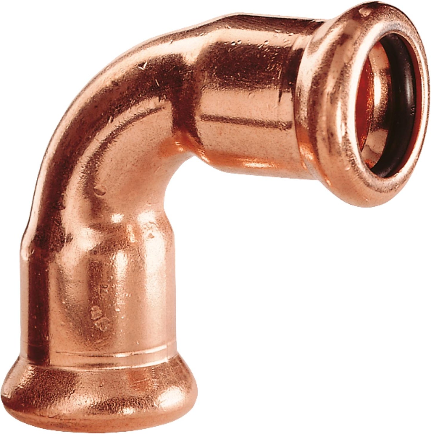 Copper press fitting M-contour bend 90° i/i, Ø 12 mm, type 7002A