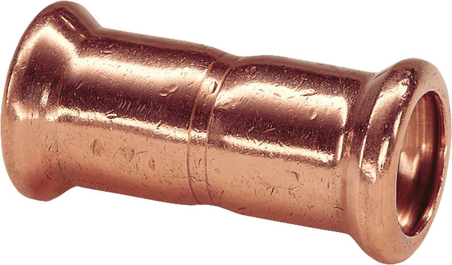 Copper press fitting M-contour sleeve i/i Ø 12 mm, type 7270