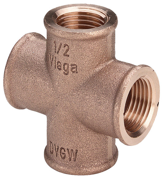 Red brass cross piece type 3180 ixi DN25(1")